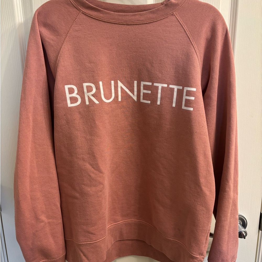 Brunette The Label Pink Sweatshirt